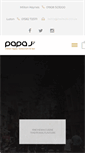 Mobile Screenshot of papajs.co.uk